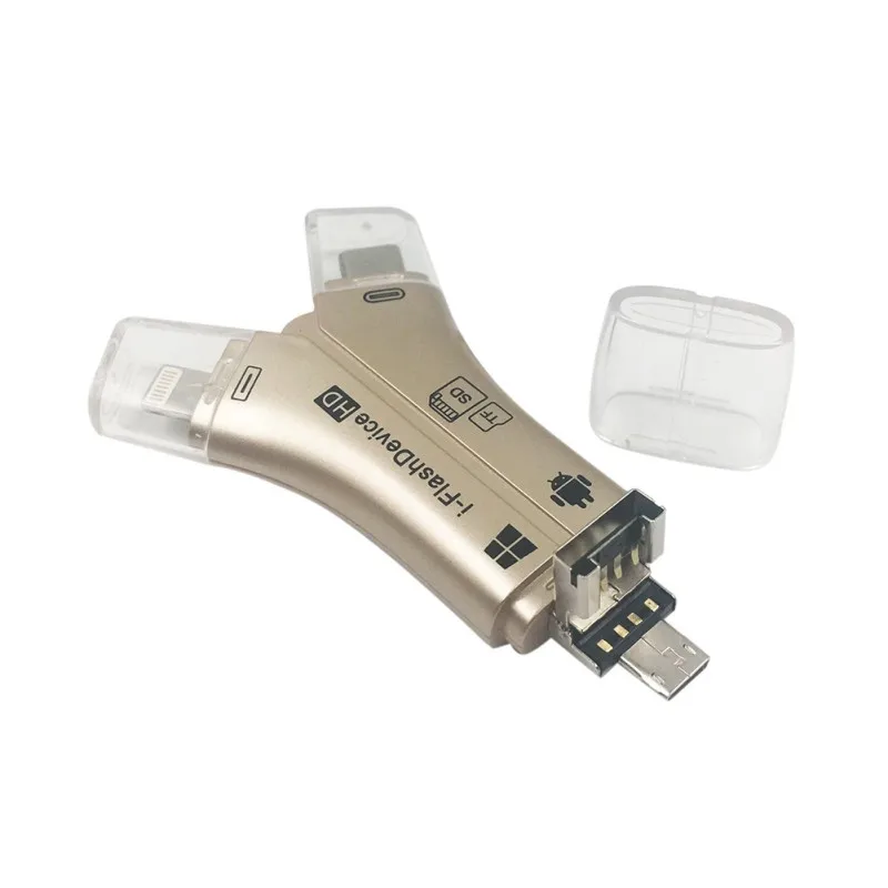 Портативная камера SD/TF карта просмотра для IOS iPhone Ipad Android системы телефоны Laptap PC/type C/Micro USB2.0 OTG порт