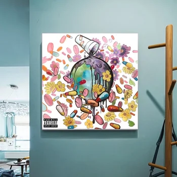 

Future poster Wrld on Drugs music album Canvas Wall Pictures for Living Room No Frame