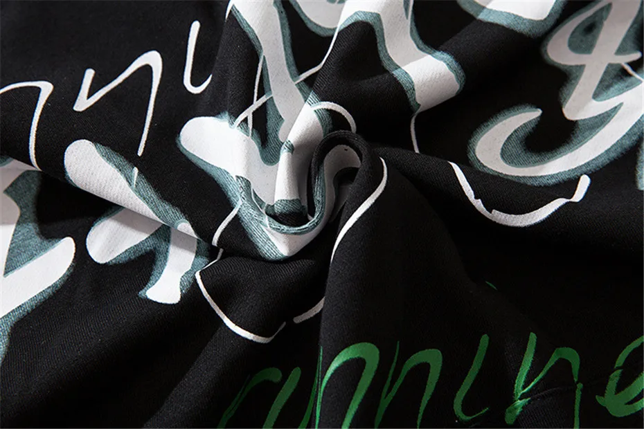 ABOORUN хип хоп мужские толстовки Модный пуловер с надписями толстовки мужские/женские брендовые хлопковые толстовки уличная одежда