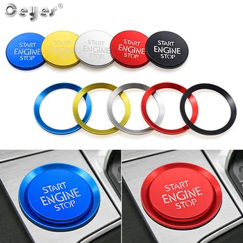 

Ceyes Car Interior Accessories Styling Engine Start Stop Button Ring Case For Volkswagen Golf MK7 CC VW Passat B8 Decorat Covers