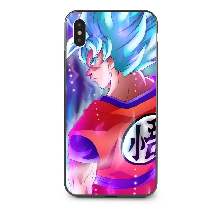 Горячая Dragon Ball Z Super DBZ Goku сайан вежета DBS мягкая задняя крышка чехол для iPhone 6 6S plus 7 8 plus X XS MAX XR 11 Pro Max - Цвет: TPU