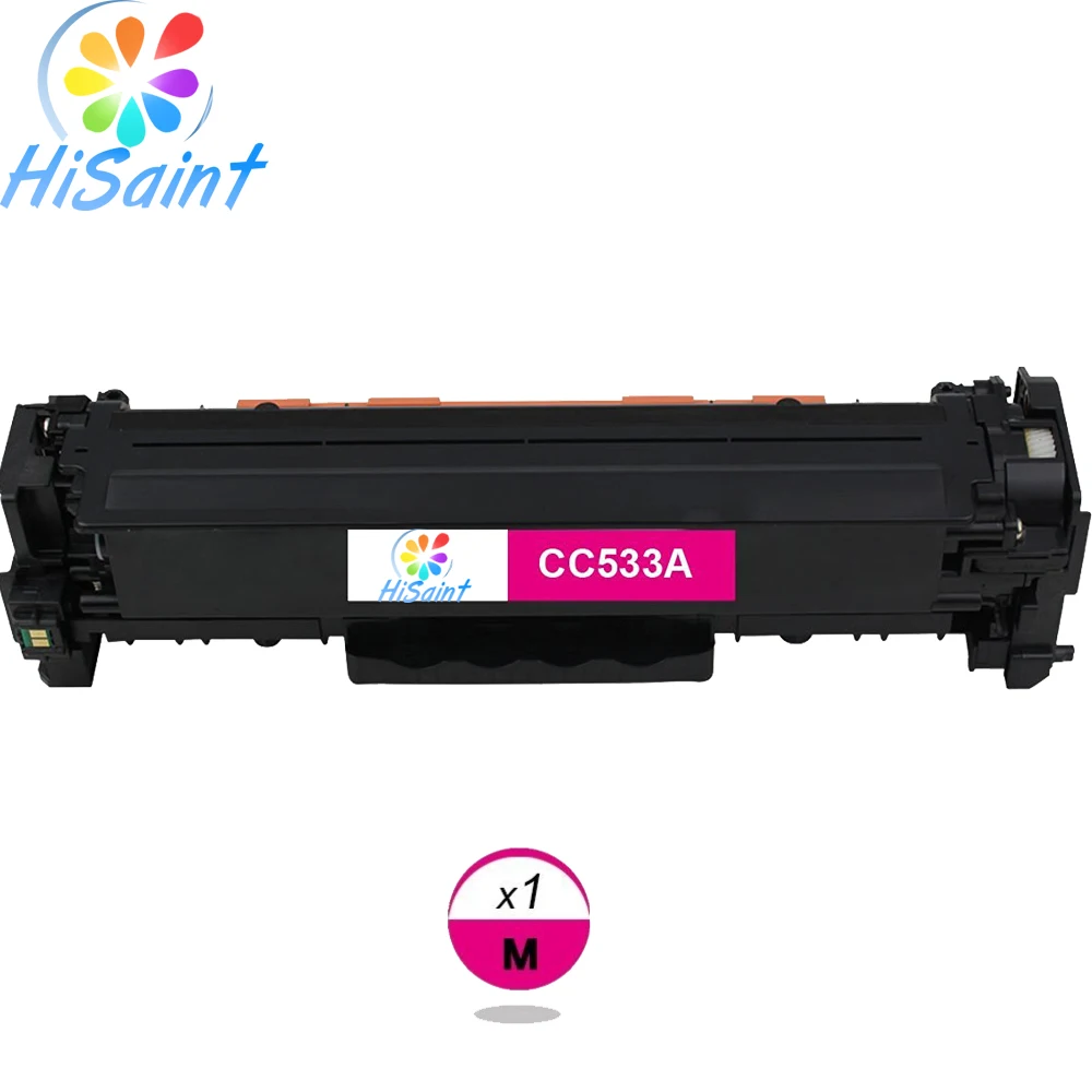 Hisaint тонер-картридж дешево для hp CC530A CC531A CC532A CC533A 304A лучший(2 черный голубой желтый, пурпурный, 5 шт в упаковке