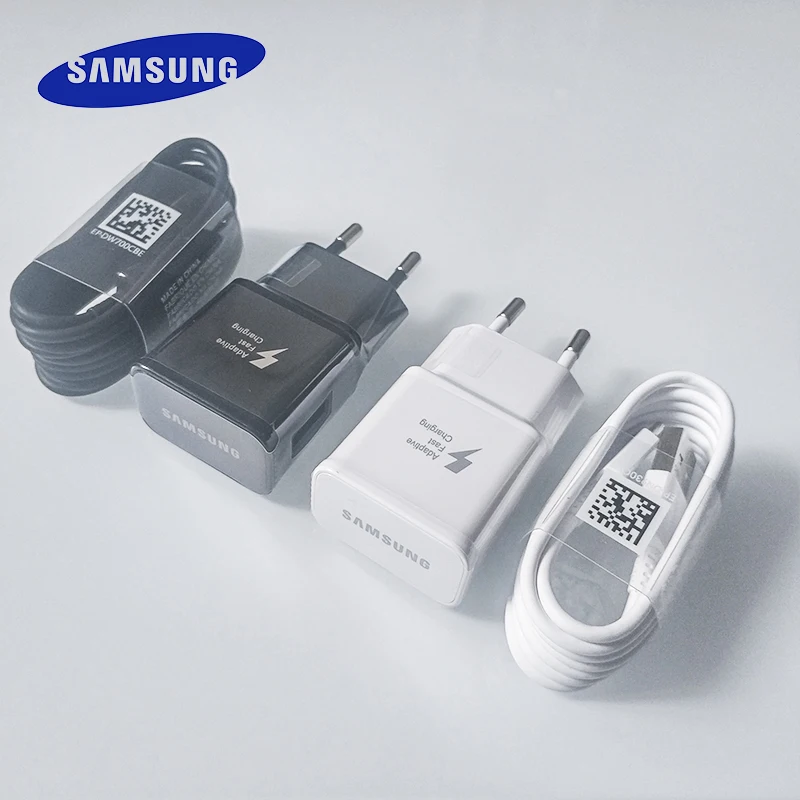 

Samsung Fast Charger USB Power Adapter Quick Fast Charge Type C Cable For Galaxy S10 S8 S9 Plus A3 A5 A7 2017 A70 A50 note 8 9