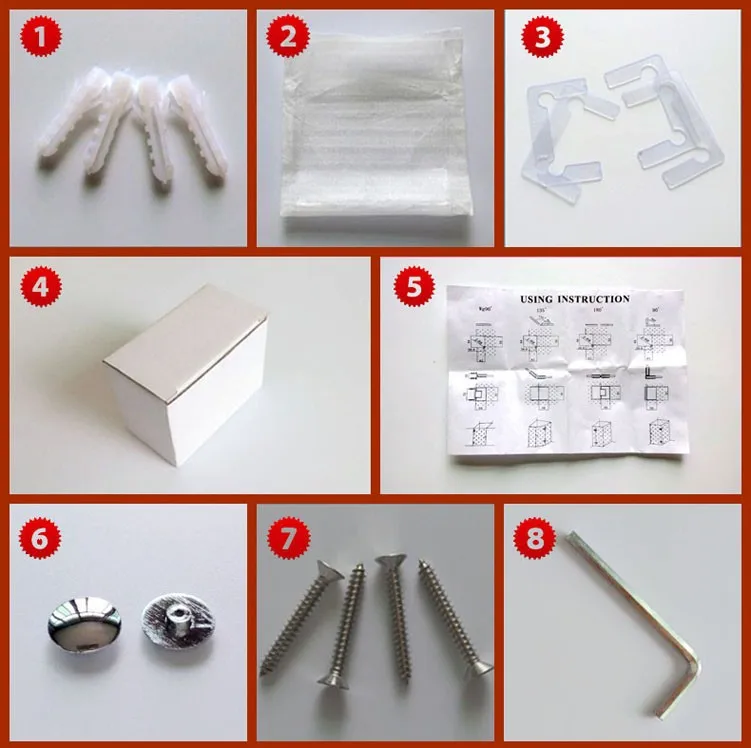 Copper Accessories for glass hinge
