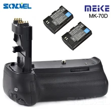 Battery-Grip-Holder Dslr-Camera BG-E14 LP-E6 Vertical Meike 80D Canon with 2x for EOS