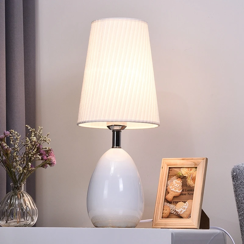 E27 Nordic Minimalist Modern  Bedroom Bedside Table lamp Metal Crystal Decotation for Living Room Study Desk Light Home Lighting (11)