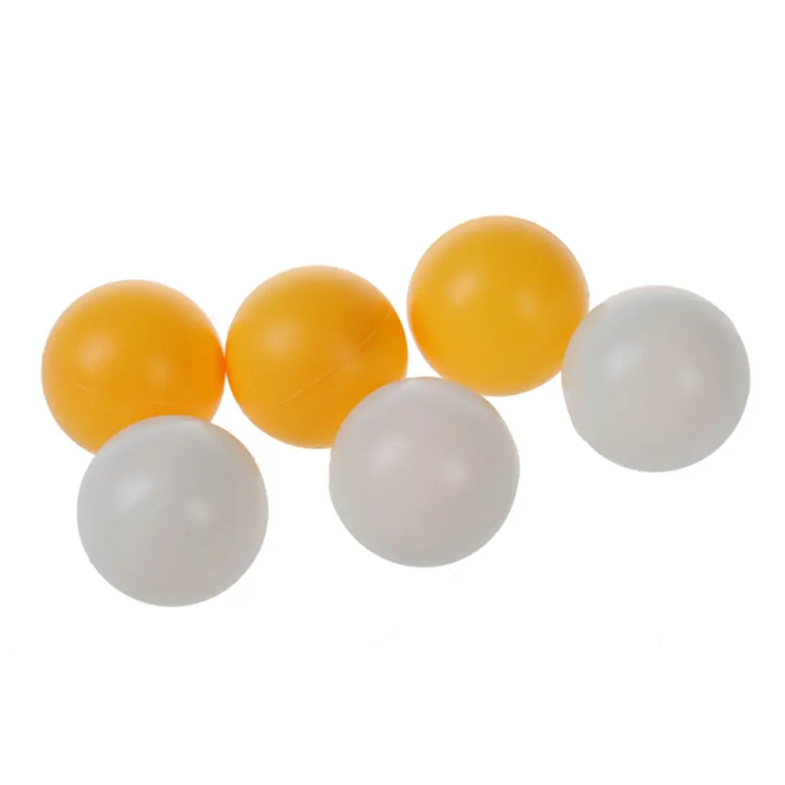 Белый желтый 39 мм Диаметр спортивные мячи для настольного тенниса мячик для Пинг-Понга 6 шт