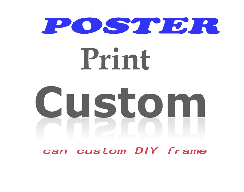 

Custom Customized Poster and Print Wall Art Movie retro Picture for Living Room