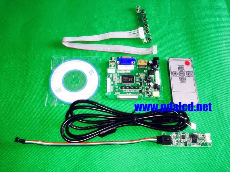 skylarpu for INNOLUX Raspberry Pi LCD Touch Screen Display TFT Monitor AT070TN90+Touchscreen Kit HDMI VGA Input Driver Board