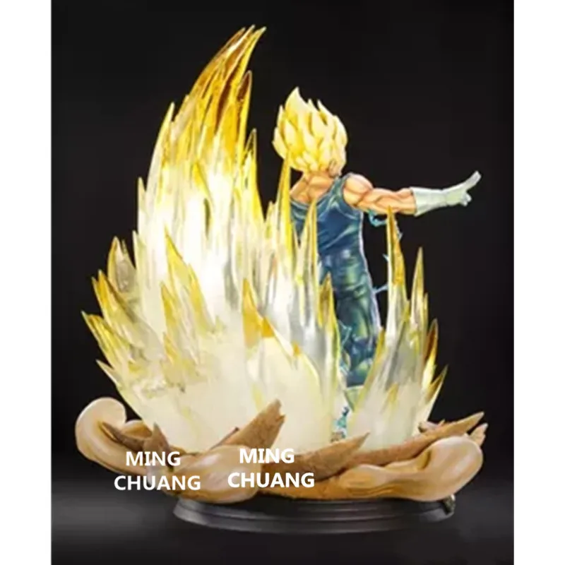 20,4" Статуя Dragon Ball Saiyan бюст Вегета 1:4 полноразмерный портрет со светодиодный светильник GK фигурка Коллекционная модель игрушки D900