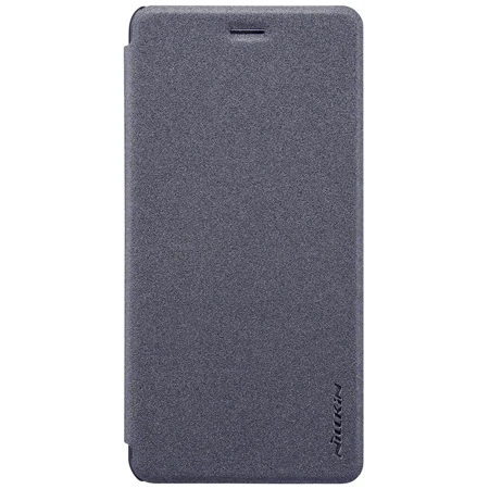 Huawei Honor 6C чехол huawei Honor 6C чехол NILLKIN блестящий супер тонкий гуманный флип-чехол защитный чехол в розничной упаковке - Цвет: Черный
