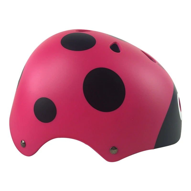 Outdoor Kids Helmets Ladybug Skating Cycling Sports Children Kids Sports Helmet ABS EPS Shake-proof Head Protector
