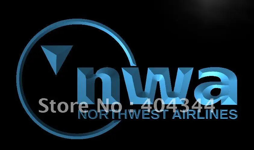 LG091-Northwest Airways светодиодный неоновый свет вывеска домашний декор ремесла