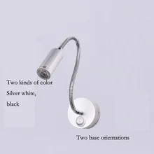 1 Вт 3 Вт шланговый базовый переключатель, настенный светильник, прикроватная лампа, ювелирный счетчик, светильник, 220В AC/220В