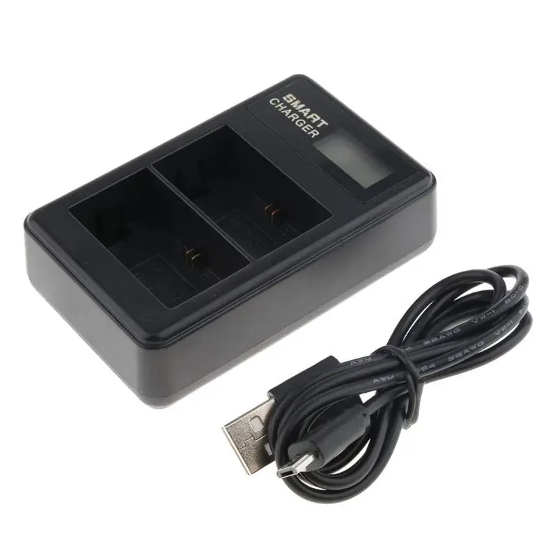 Lp-E6 Usb ЖК-дисплей двойной порт зарядное устройство для Canon 5D Mark Ii Iii 7D Para 60D 6D 70D 80D