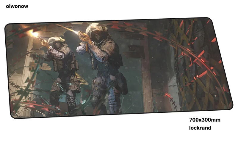 Rainbow Six Siege коврик для мыши, популярный игровой коврик для мыши, 700x300x2 мм, коврик для мыши, игровой коврик для мыши с массовым узором, коврик для мыши, компьютерный Настольный коврик для мыши