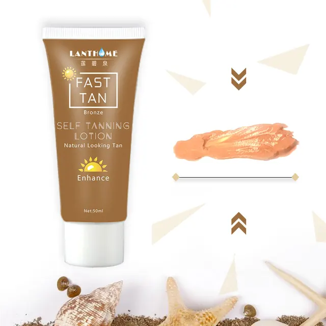 2 hours Bronze Self Sun Tanning Enhance Lotion Day tanning cream in