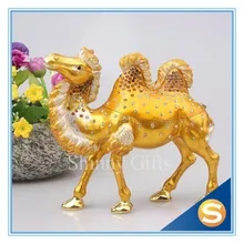 Handmade Craft Camel Shaped Trinket Jewelry Box Big Camel Statue Business Gifts