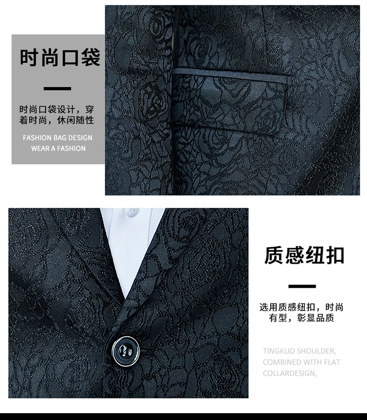 Бутик вельветовый Модный повседневный мужской блейзер с принтом/мужской синий Повседневный пиджак в деловом стиле костюм куртка мужской костюм пальто