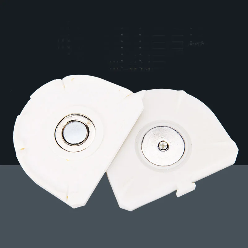 

20pcs Dental Quick Mount Magnetic Articulator Plates White with Metal Disks