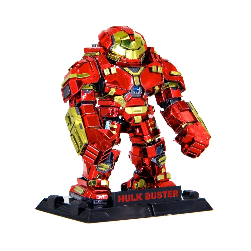 Marvel Avengers Thanos 3D Metal Puzzles Hulk Iron Ant Man Spiderman Jigsaw Kits Adults Action Models Figures Collection Gift Toy