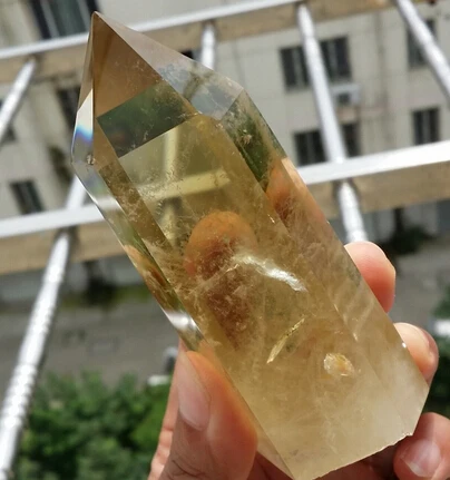 

A 422Rare NATURAL CITRINE QUARTZ CRYSTAL POINT HEALING (0601)
