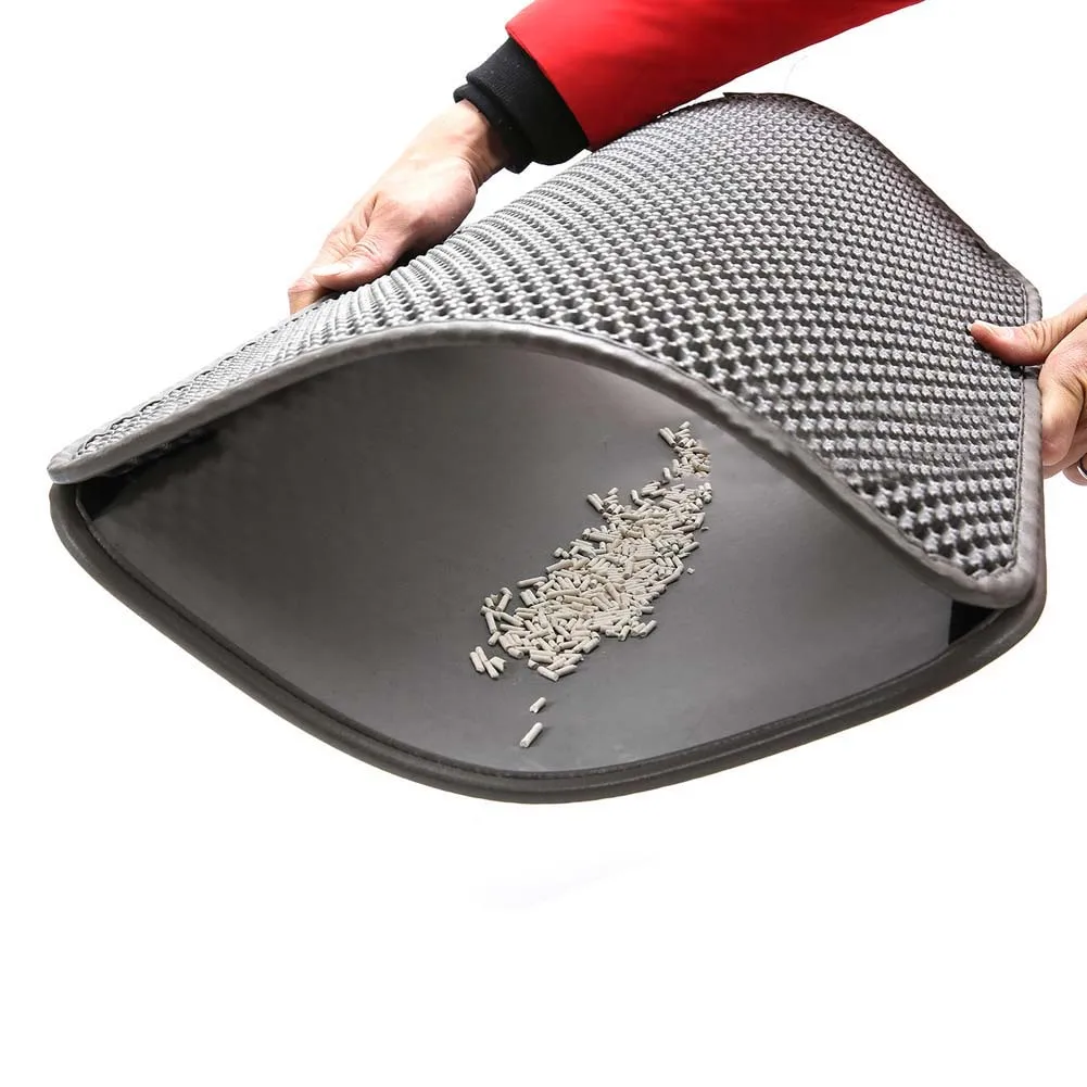 50*40cm Cats Litter Mat With Waterproof Layer EVA Cat Litters Box