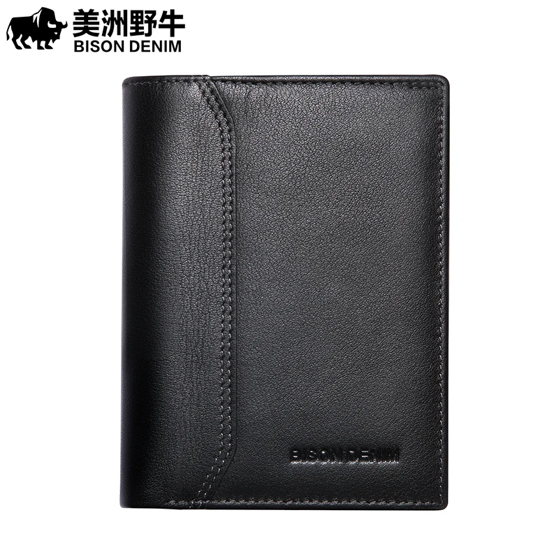 BISON DENIM Brand New Men Wallet Genuine Leather Purse Credit Card Holder Credit Card Wallet Men's Short Wallet Free Shipping BISON DENIM Brand New Men Wallet Genuine Leather Purse Credit Card Holder Credit Card Wallet Men's Short Wallet Free Shipping