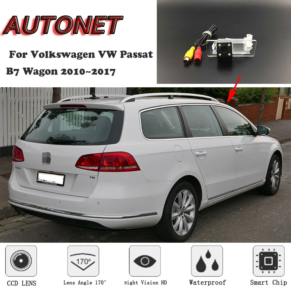 

AUTONET Backup Rear View camera For Volkswagen VW Passat B7 Wagon 2010~2017 HD Night Vision/license plate camera
