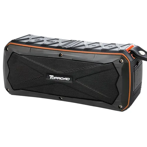 orange speaker TOPROAD Водонепроницаемый IP66 Bluetooth Динамик Портативный открытый Мощность банк Динамик s Беспроводной стерео музыкальный плеер Поддержка карта TF AUX - Цвет: orange speaker