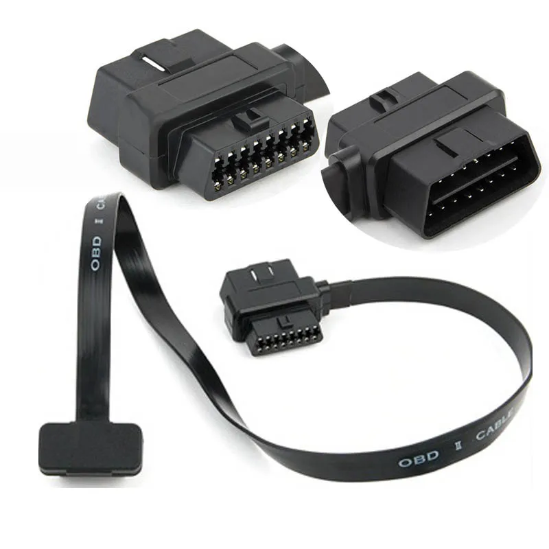 Prix pour Qualité A + Plat Mince Nouilles OBD2 16-pin 16 Pleine Extension cordon Femelle à Mâle + Femelle ELM327 HUD De Diagnostic Connecteur LR10 Prix pour Qualité A + Plat Mince Nouilles OBD2 16-pin 16 Pleine Extension cordon Femelle à Mâle + Femelle ELM327 HUD De Diagnostic Connecteur LR10