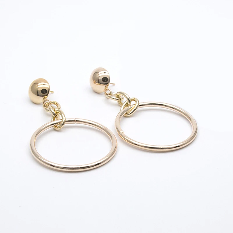 Fashion Jewelry Accessories Bohemia Big Hollow Circle Design Dangle Earring E350 dangle earrings geometric earrings