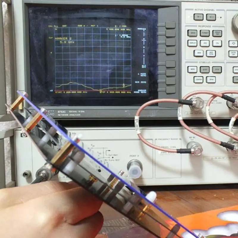 5,8G 14dBi SMA/RP-SMA передача изображения приемная Кленовая листовая пластина антенна