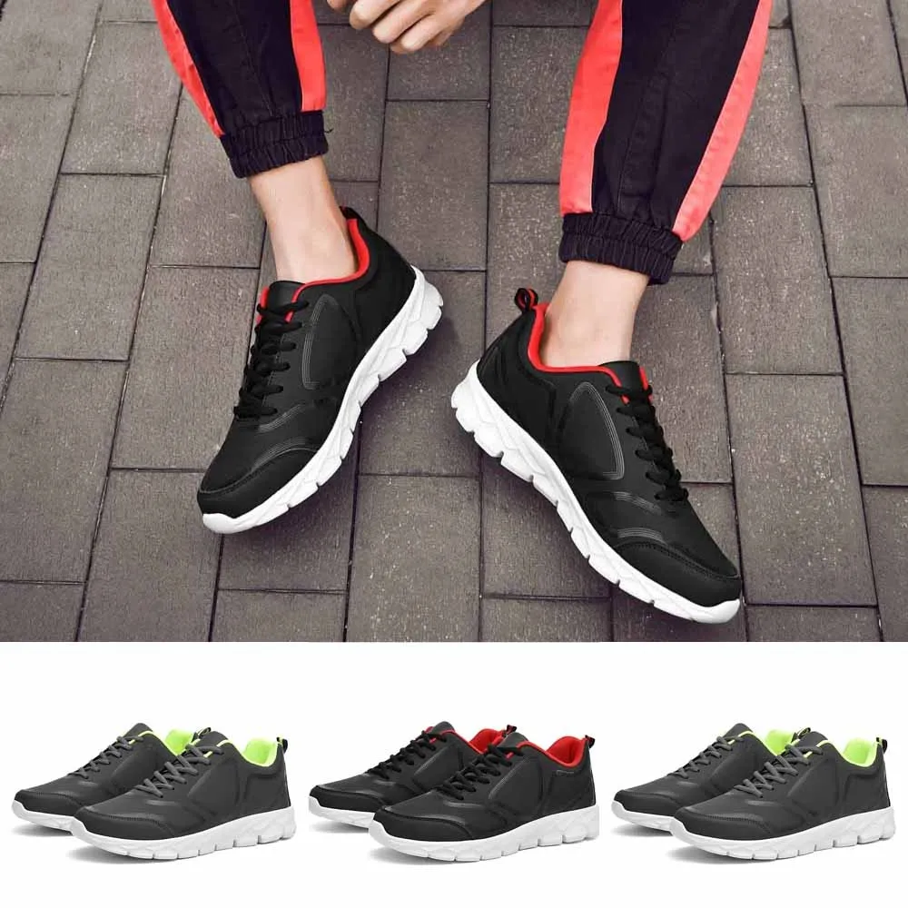 SAGACE Мужская Спортивная обувь осень зима модная зимняя теплая кожаная