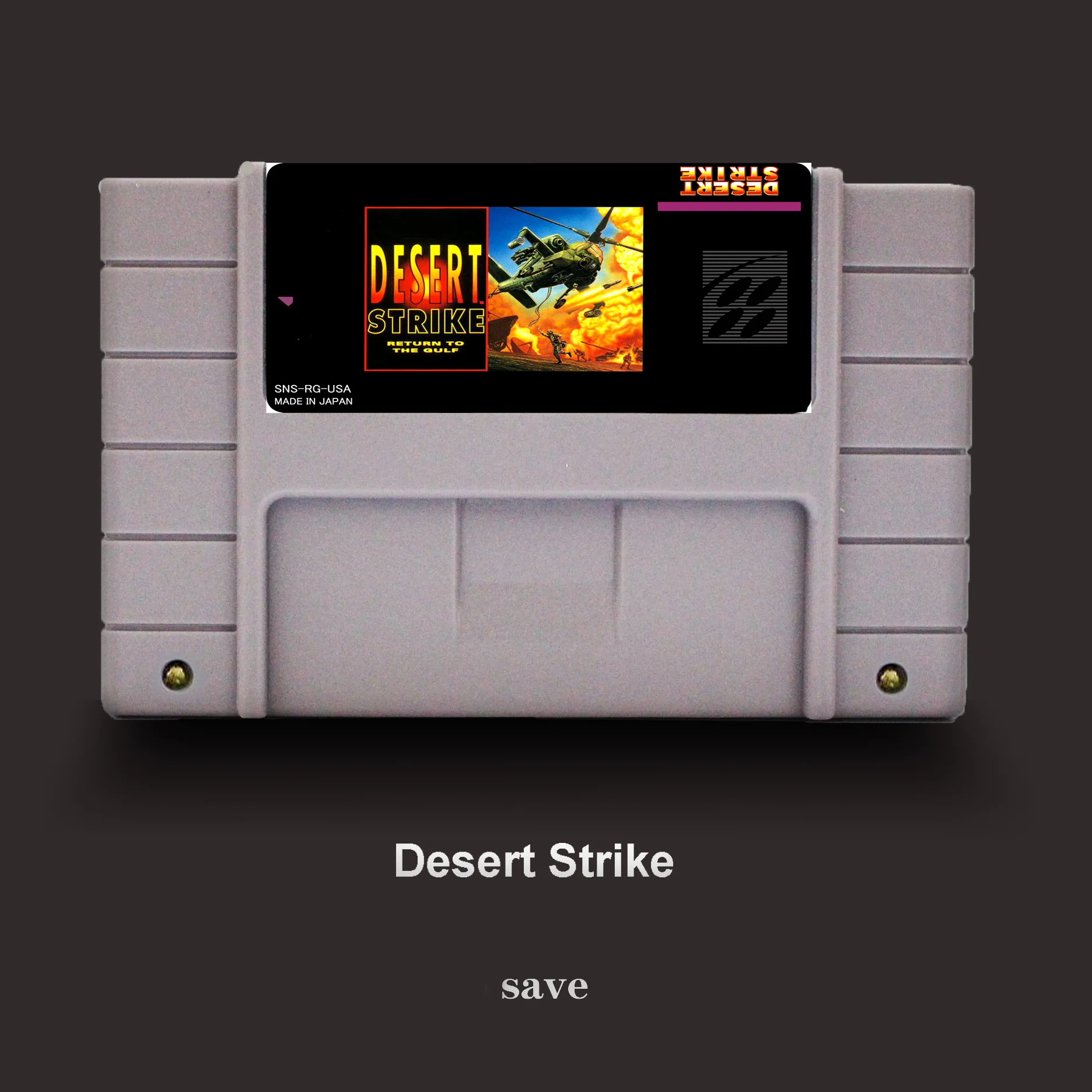 Desert Strikel-16 bit For USA NTSC Game Player Big Gray Game Card