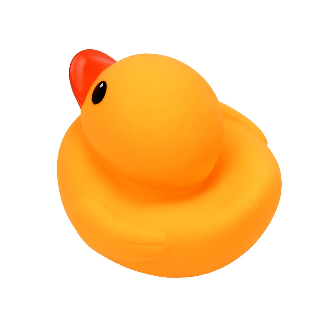 Kids Shower Bath Toys Cute Baby Shower Party Yellow Duck Rubber Animal Favor Toy Baby Bathing Water Toy Little Yellow Duck Y722