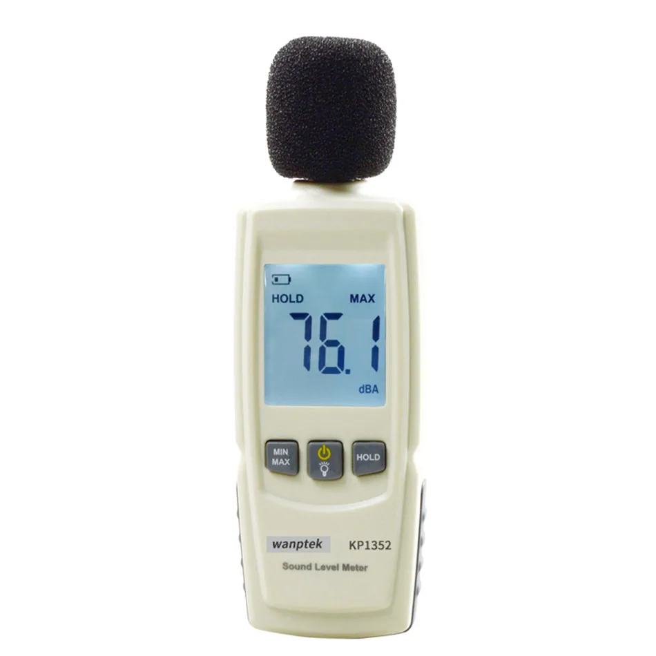 

KP1352 LCD Update Instrument Noise Measurement Digital Sound Level Meter Decibel Diagnostic-Portable Monitoring Tool Tester