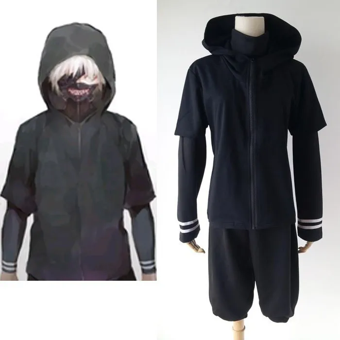 Полный комплект, аниме, японское Гуль, Kaneki Ken, пальто, рубашка, короткие штаны, костюм для косплея, костюм на Хэллоуин, новинка