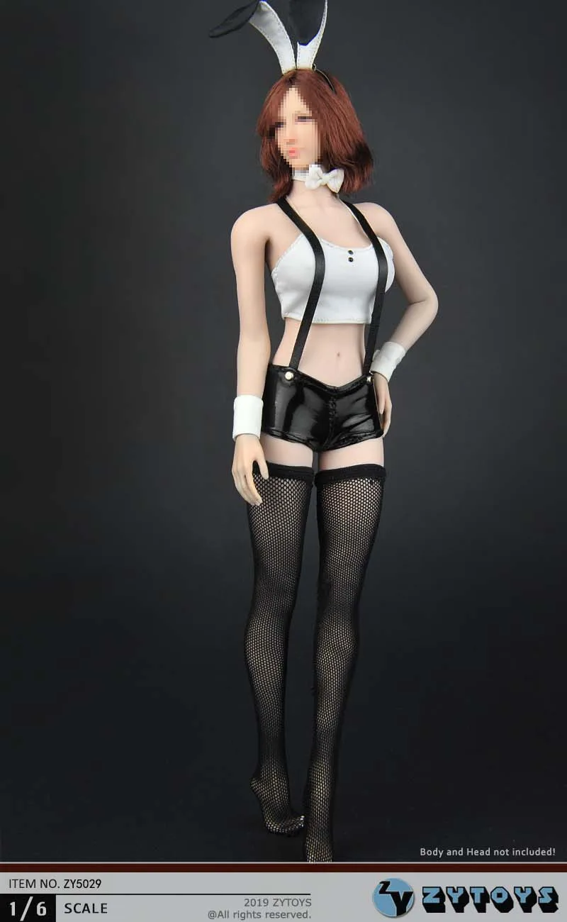 ZYTOYS 1/6 ZY5029 кроличьи ушки платье для 12 дюймов Фигурка DIY