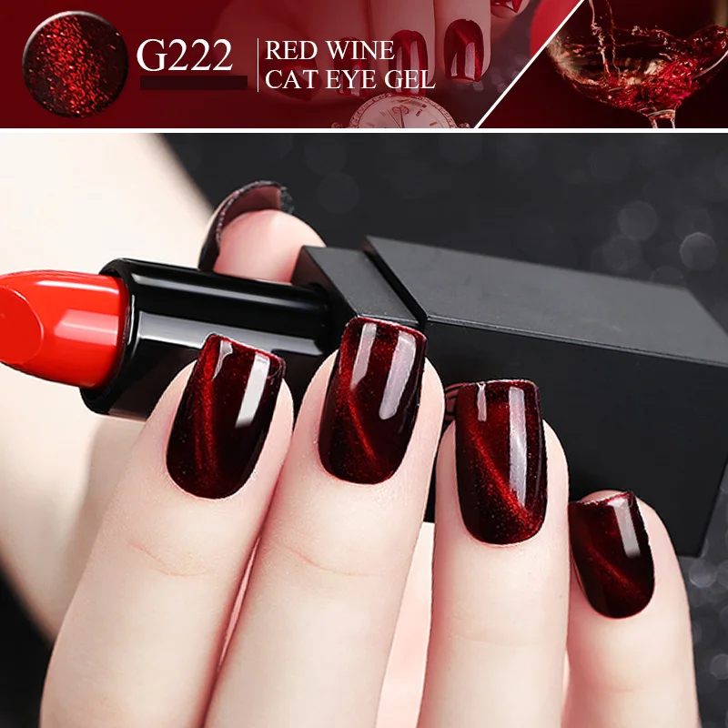 Mtssii винно-красный Гель-лак для ногтей с эффектом «кошачий глаз» лак queen red Series Гель-лак для ногтей стойкий маникюр лак для ногтей 15 мл Festival Гель-лак