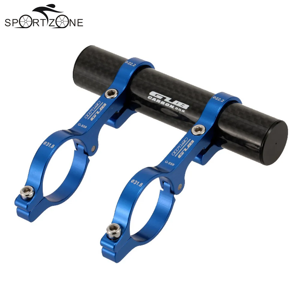 31.8mm Double Carbon Fiber Handlebar Extender for Cycling Bike Light