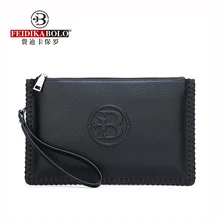 FEIDIKABOLO Ultra-Thin Men's Clutch Bag New Fashion High Quality Personality Simple Casual Wild Mobile Phone Coin Purse