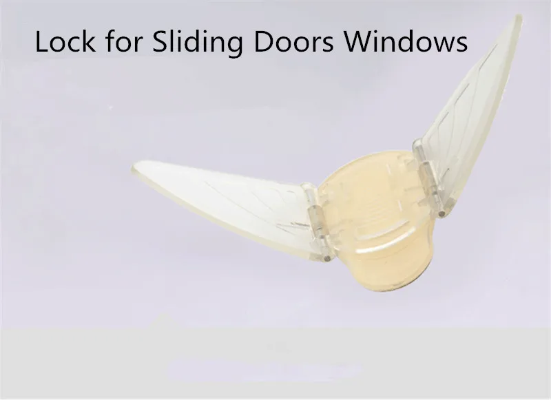 

Children Protection Baby Safety Lock Butterfly Sliding Doors Windows Cabinet Locks Stopper Kids Security Lock Latches Baby Care