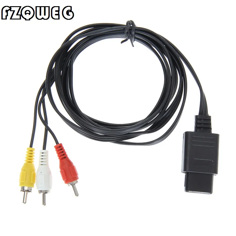 FZQWEG 5 PCS 6FT AV TV RCA Video Cord Cable For Game cube/for SNES