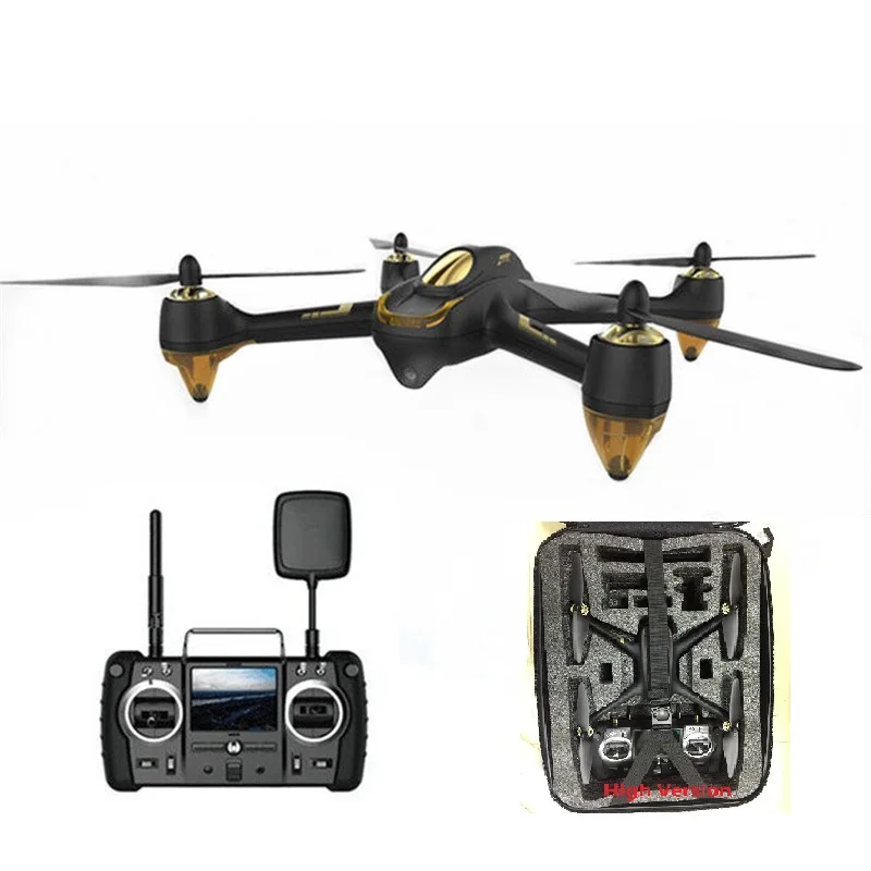 

Hubsan H501S X4 5.8G FPV 10CH Brushless with 1080P HD Camera GPS RC Quadcopter Advanced High Luxury Version With backpack