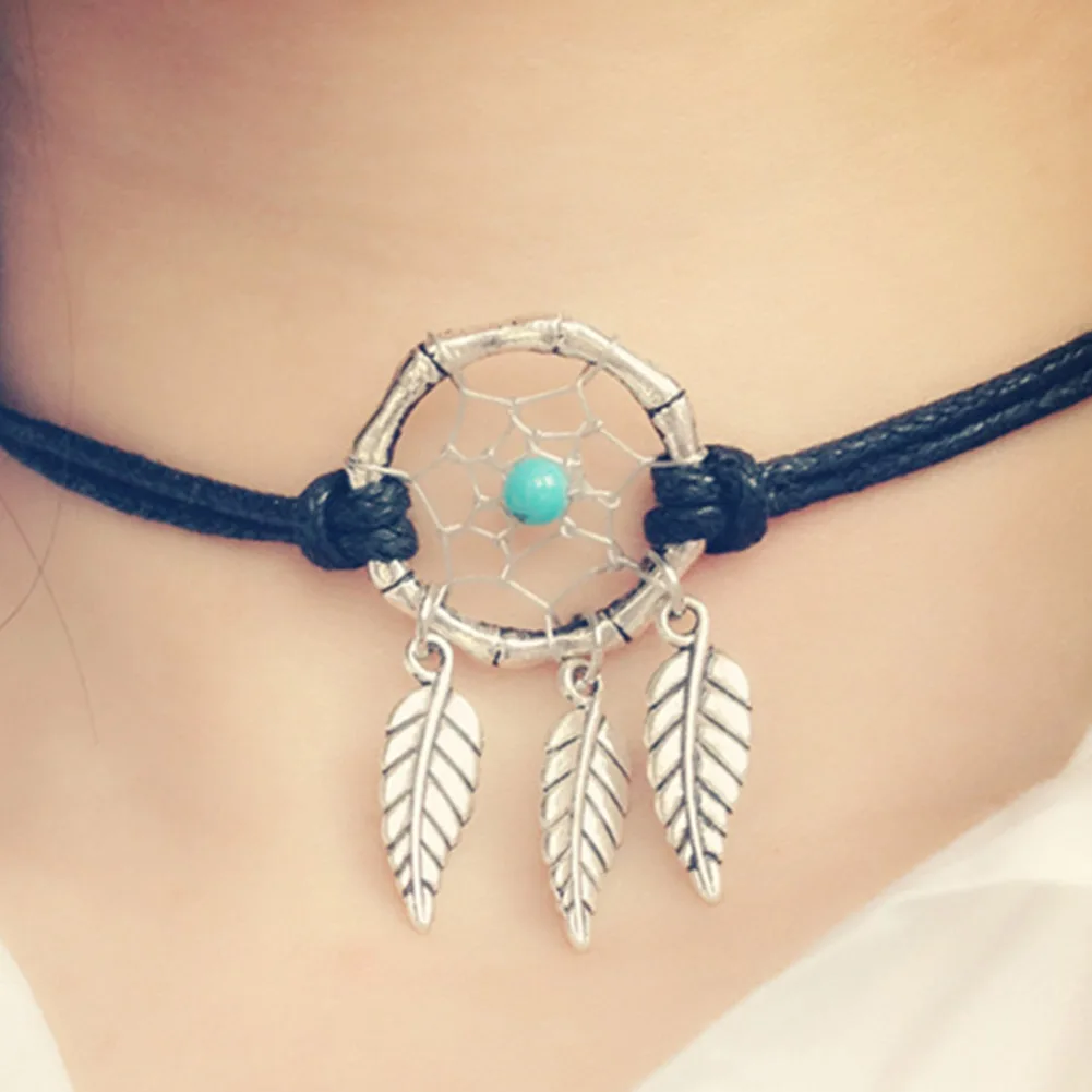 

New Arrival Short Catch Dream Net Clavicle Necklace Pendant Necklace Accessories Lovely Romantic For Girls