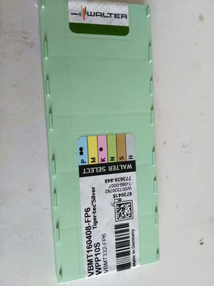 Карбидные вставки VBMT160408 FP6 WPP10S 10 шт.|Крепления| |