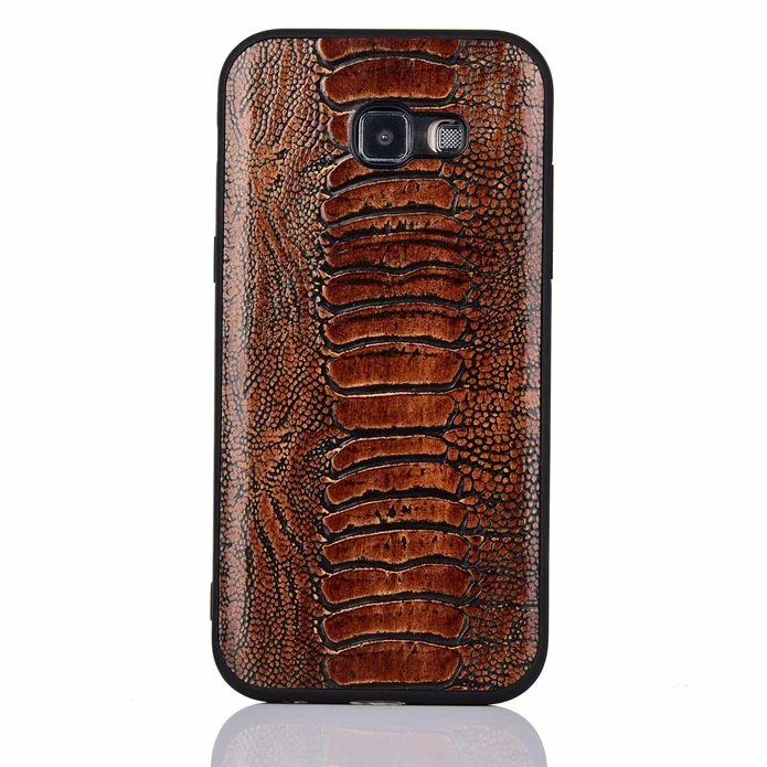 Чехол телефона для Samsung Galaxy A3 A3200 A320F футляр из натуральной кожи Телефон задняя крышка для Samsung Galaxy A5 A5200 A520F - Цвет: Коричневый