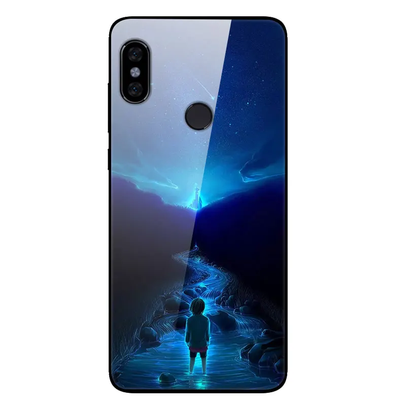 5 Для Funda Xiaomi redmi note 6 Pro Чехол из закаленного стекла задняя крышка чехол для redmi note 6 pro Бампер для Xiaomi redmi note 6 Pro - Цвет: 5