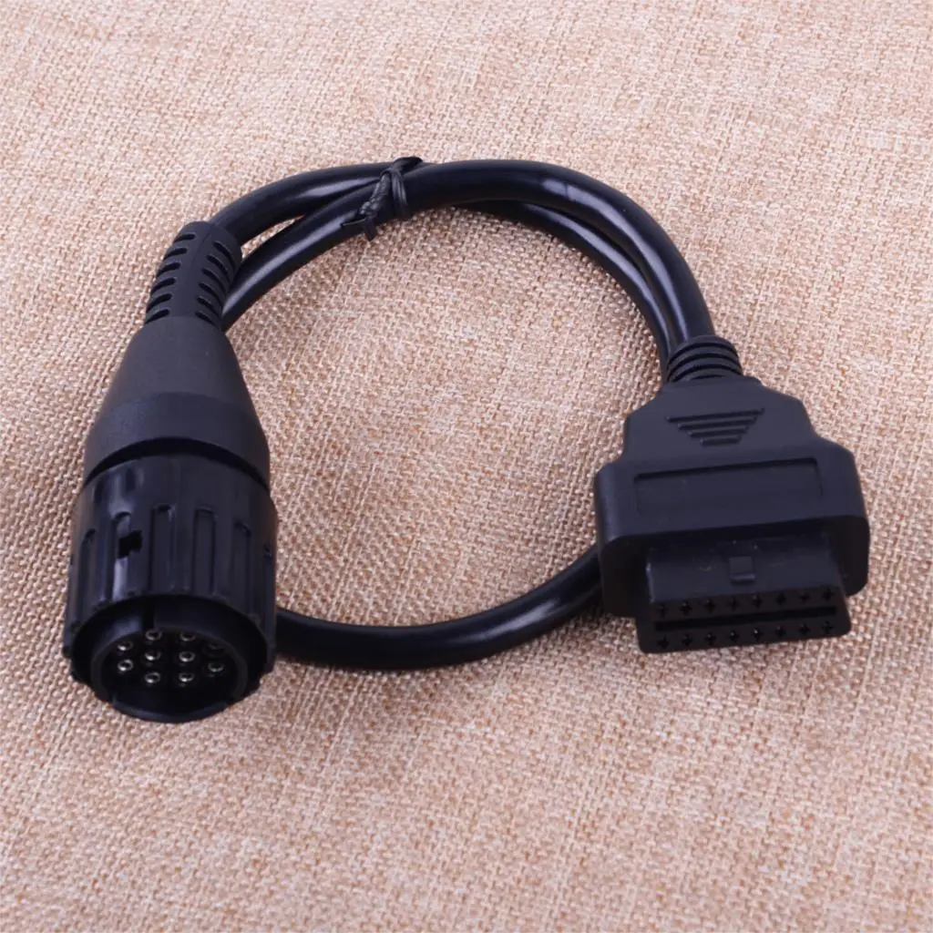 DWCX 10 Pin OBD2 II считыватель кодов диагностический разъем инструмент адаптер